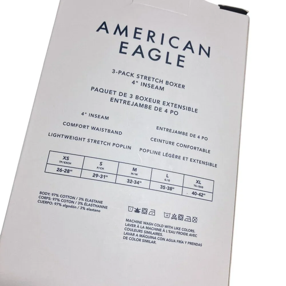 New AMERICAN EAGLE Men's XS 3 Pack 4